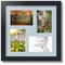 ArtToFrames Collage Photo Picture Frame with 4 - 4x6 inch Openings, Framed in Black with Over 62 Mat Color Options and Regular Glass (CSM-3926-178)